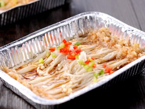 渠县锡纸烤金针菇